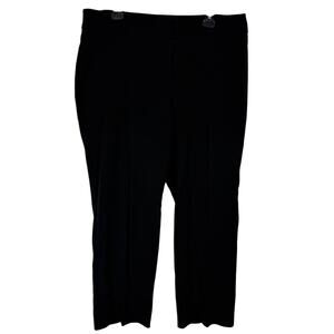 Chico's Dress Pants Women's 2.5 Short Black High-Rise Career Formal Trousers